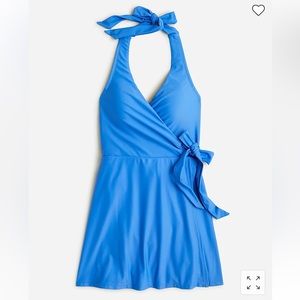 J.Crew halter swim dress